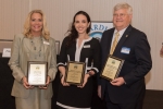 Tracie Duich, Johanna Kandel and Chief Michael Gauger